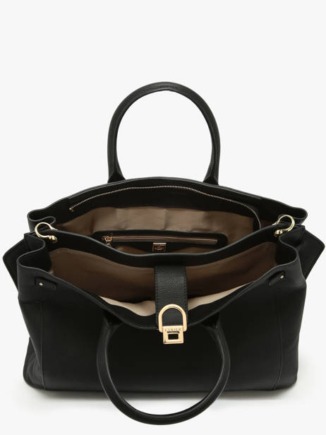 Handtassen L Equestre Leder Etrier Zwart equestre EEQT142L ander zicht 3